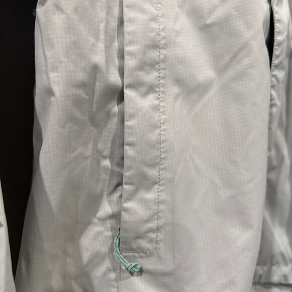 REI Co-Op  Rainier Rain Jacket Women's Small Gray Rip Stop Peak 2.5L Full Zip - Picture 3 of 6